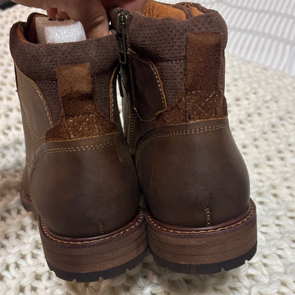 Florsheim Men's Brown Leather Boots - Picture 5 of 8